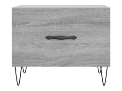 Clearance Mesa de centro | Mesa de apoio 50x50x40 cm derivados madeira sonoma cinza Cinzento