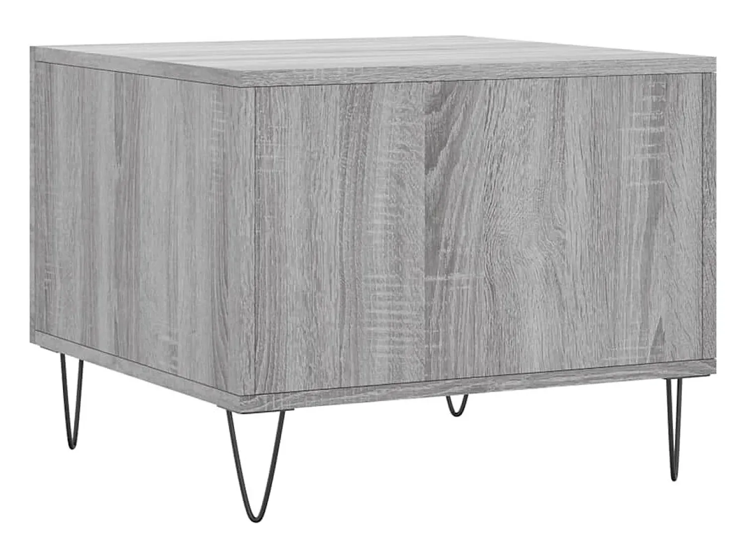 Clearance Mesa de centro | Mesa de apoio 50x50x40 cm derivados madeira sonoma cinza Cinzento