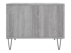 Clearance Mesa de centro | Mesa de apoio 50x50x40 cm derivados madeira sonoma cinza Cinzento