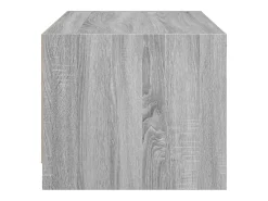 Online Mesa de centro | Mesa de apoio c/ portas de vidro 68x50x42 cm cinza sonoma Cinzento