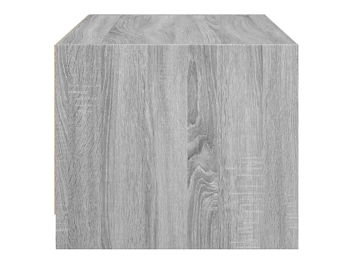 Online Mesa de centro | Mesa de apoio c/ portas de vidro 68x50x42 cm cinza sonoma Cinzento