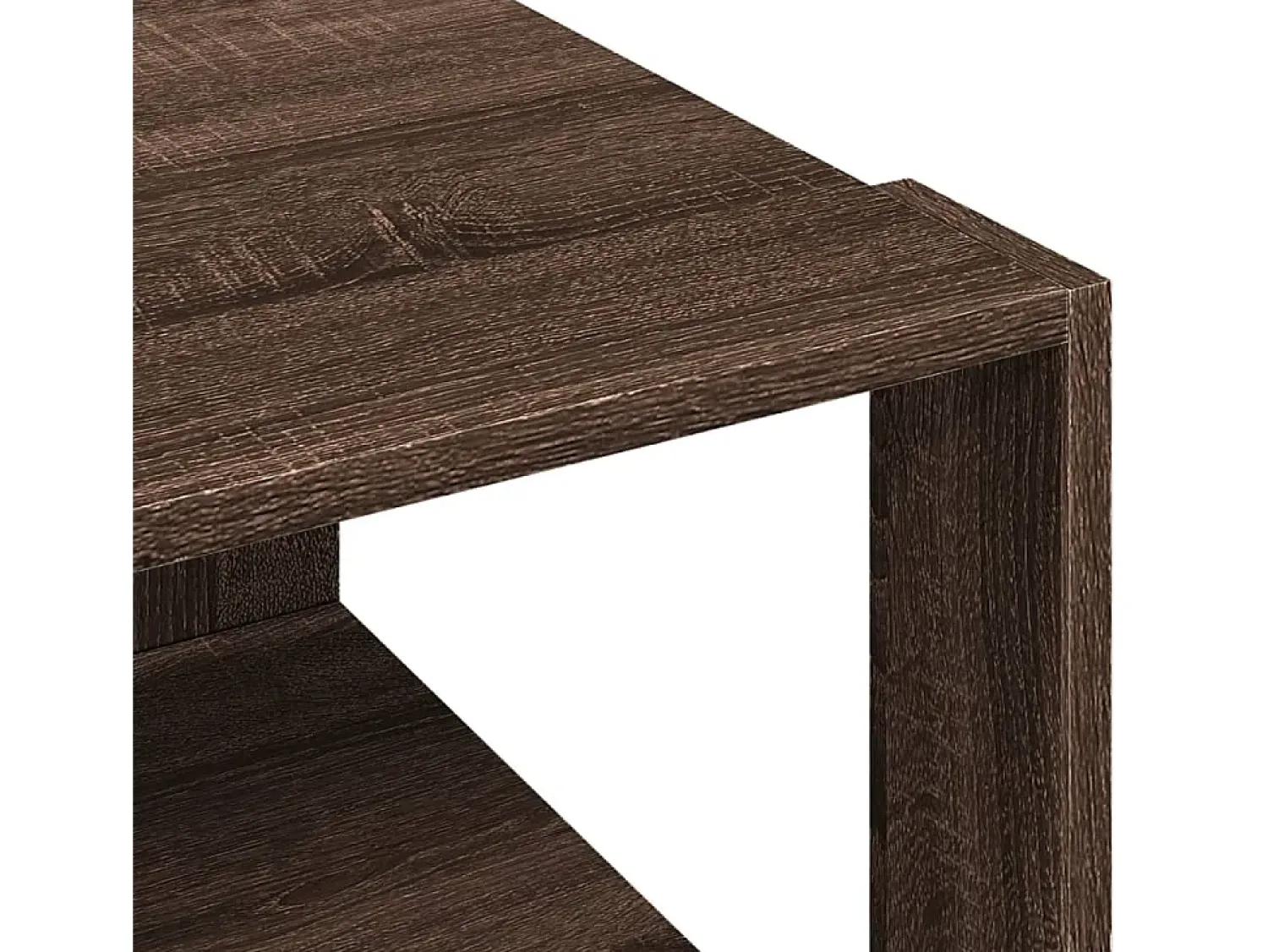 Mesa de centro | Mesa de apoio 51.5x51.5x30 cm deriv. madeira carvalho^ Mesa De Centro