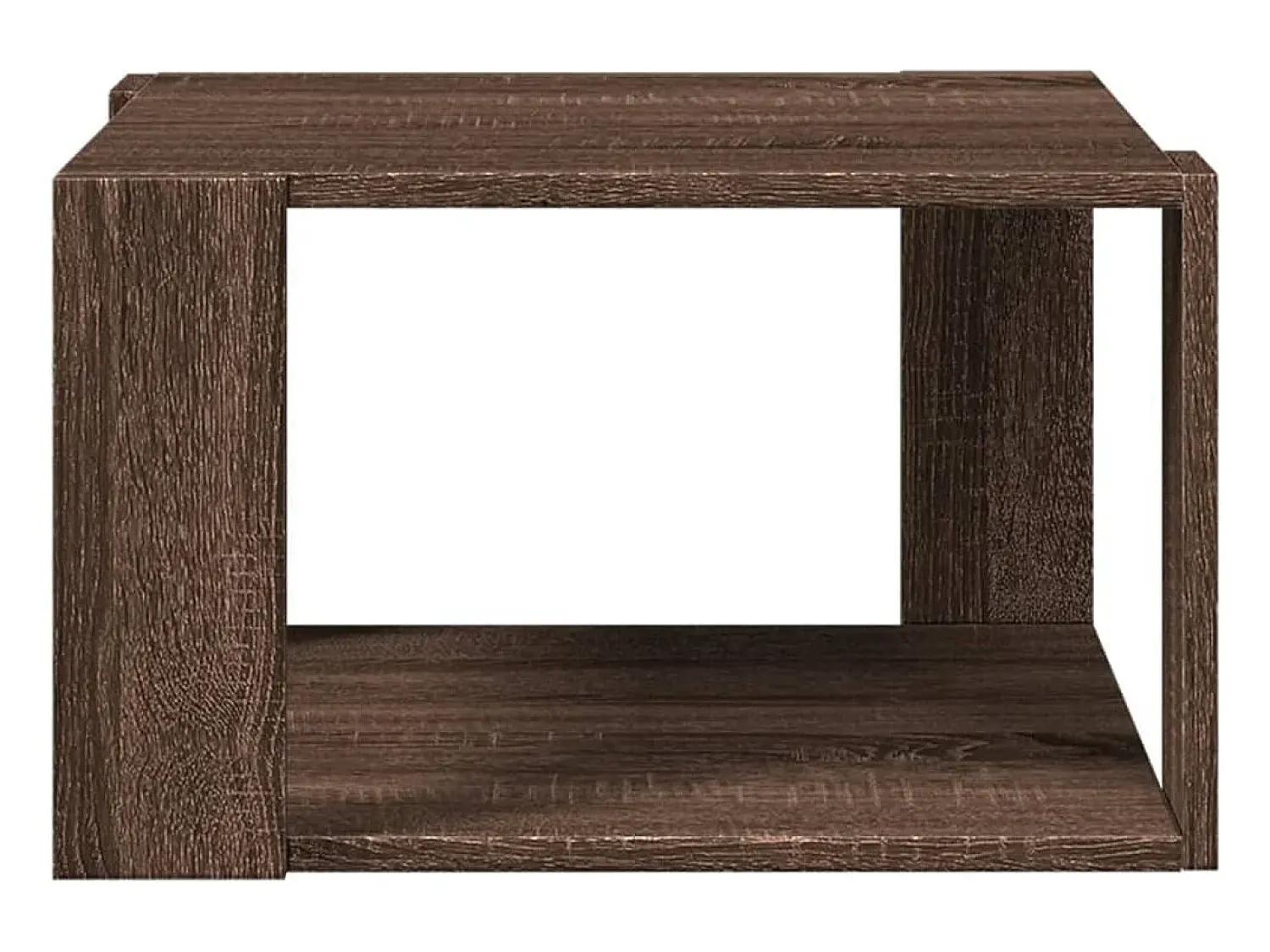 Mesa de centro | Mesa de apoio 51.5x51.5x30 cm deriv. madeira carvalho^ Mesa De Centro