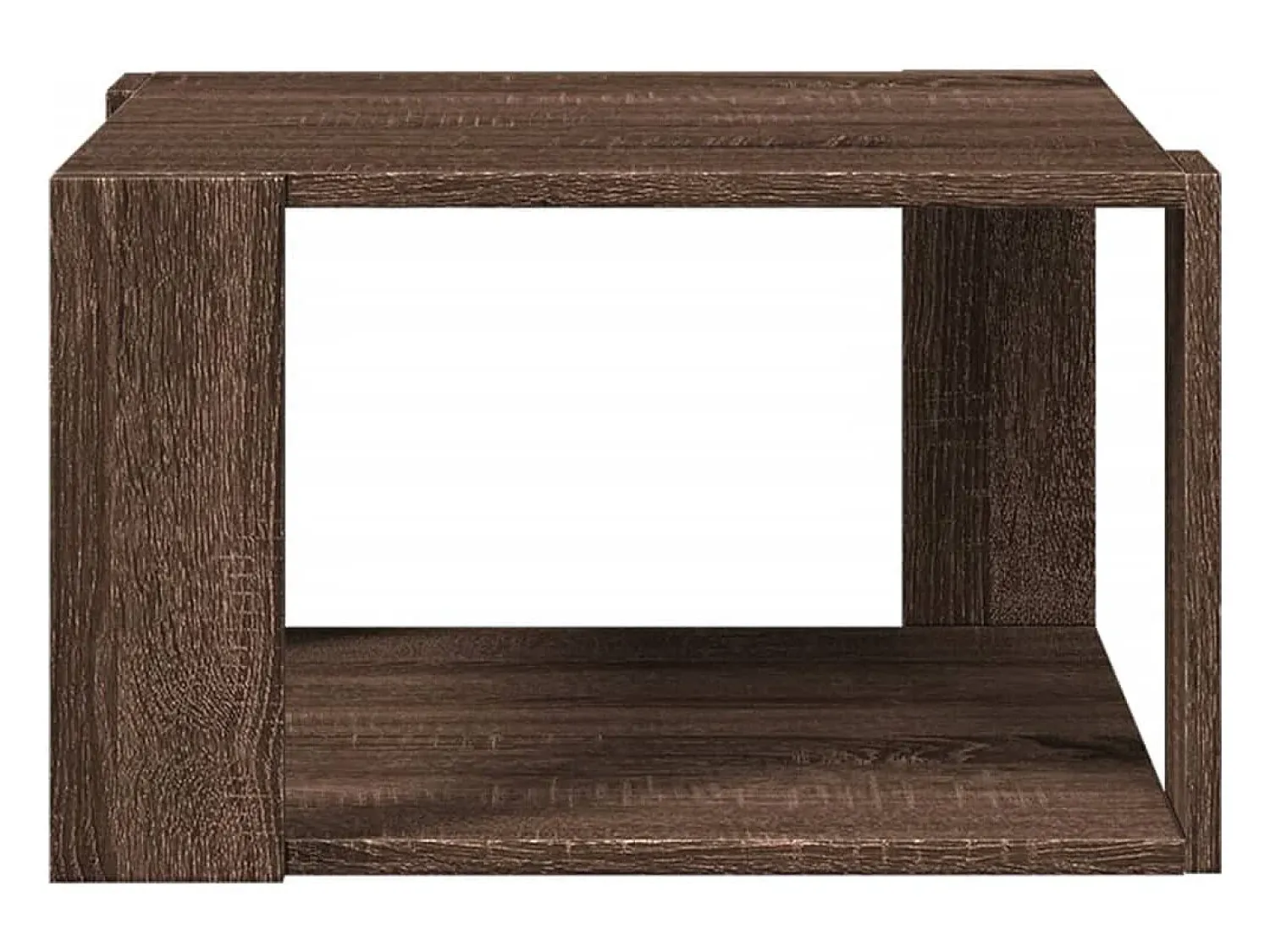 Mesa de centro | Mesa de apoio 51.5x51.5x30 cm deriv. madeira carvalho^ Mesa De Centro