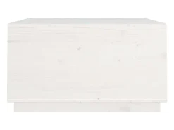 Mesa De Centro* Mesa de centro | Mesa de apoio 80x80x45 cm pinho maciço Branco