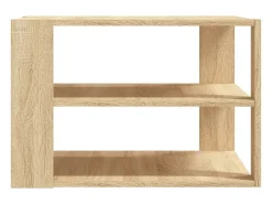 Outlet Mesa de centro | Mesa de apoio 59.5x59.5x40cm derivados madeira carvalho sonoma Castanho