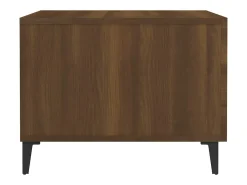 Mesa de centro | Mesa de apoio | Mesa de café + pernas de metal 50x50x40 cm carvalho^ Mesa De Centro