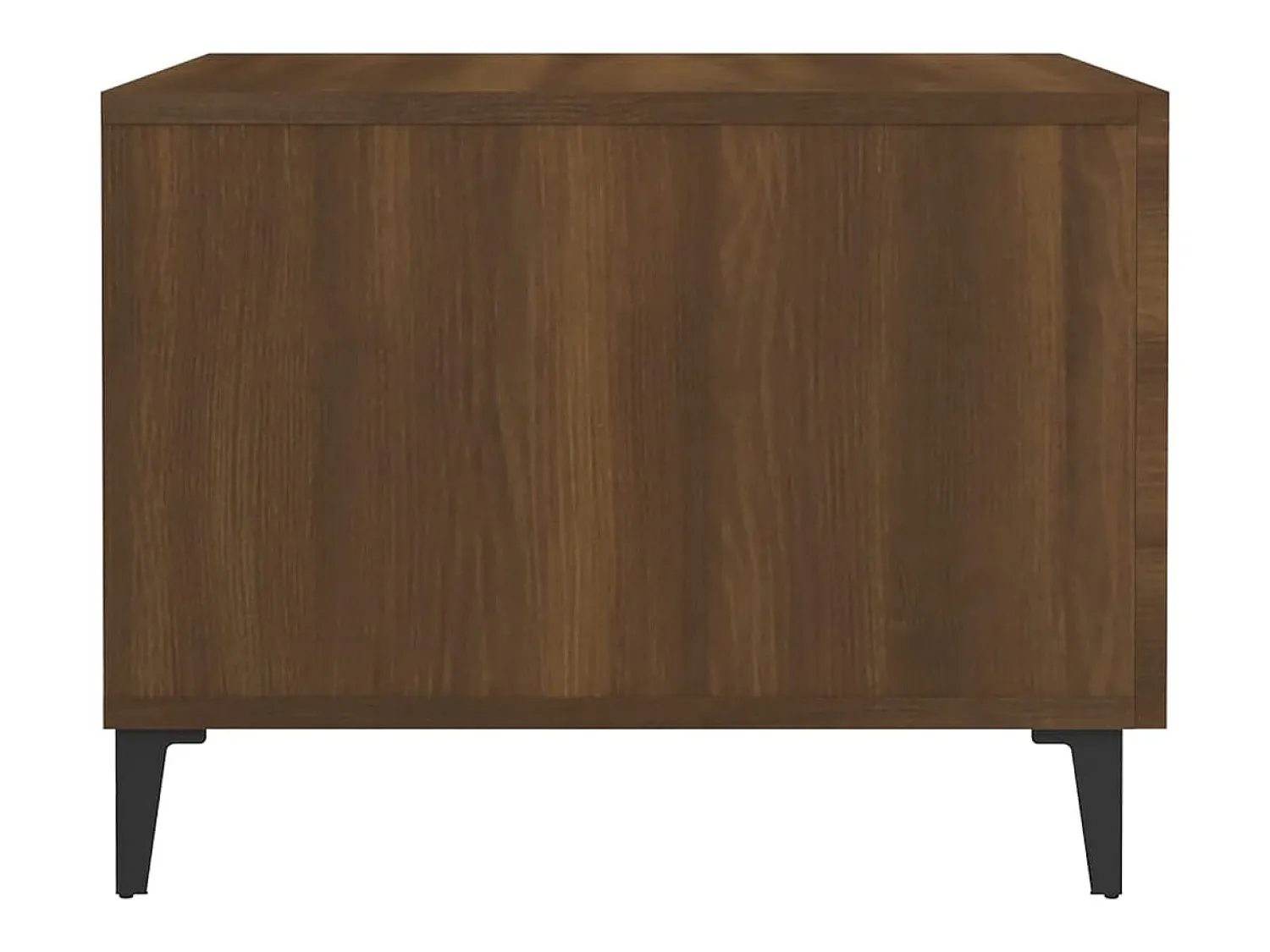 Mesa de centro | Mesa de apoio | Mesa de café + pernas de metal 50x50x40 cm carvalho^ Mesa De Centro
