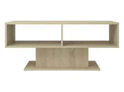 Mesa De Centro| Mesa de centro | Mesa de apoio derivados de madeira carvalho sonoma Castanho