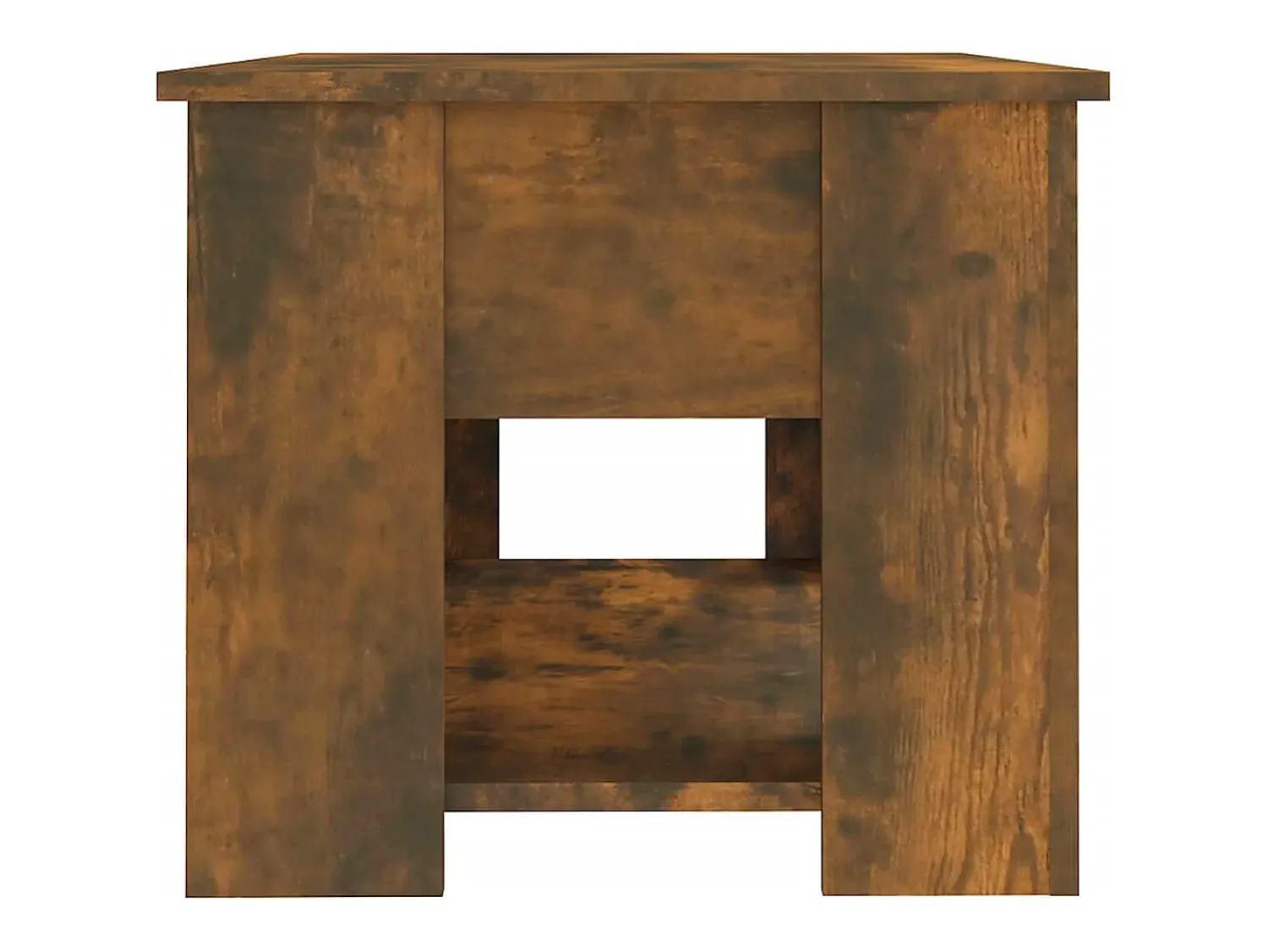 Mesa De Centro* Mesa de centro | Mesa de apoio 79x49x41 cm madeira processada carvalho fumado Castanho