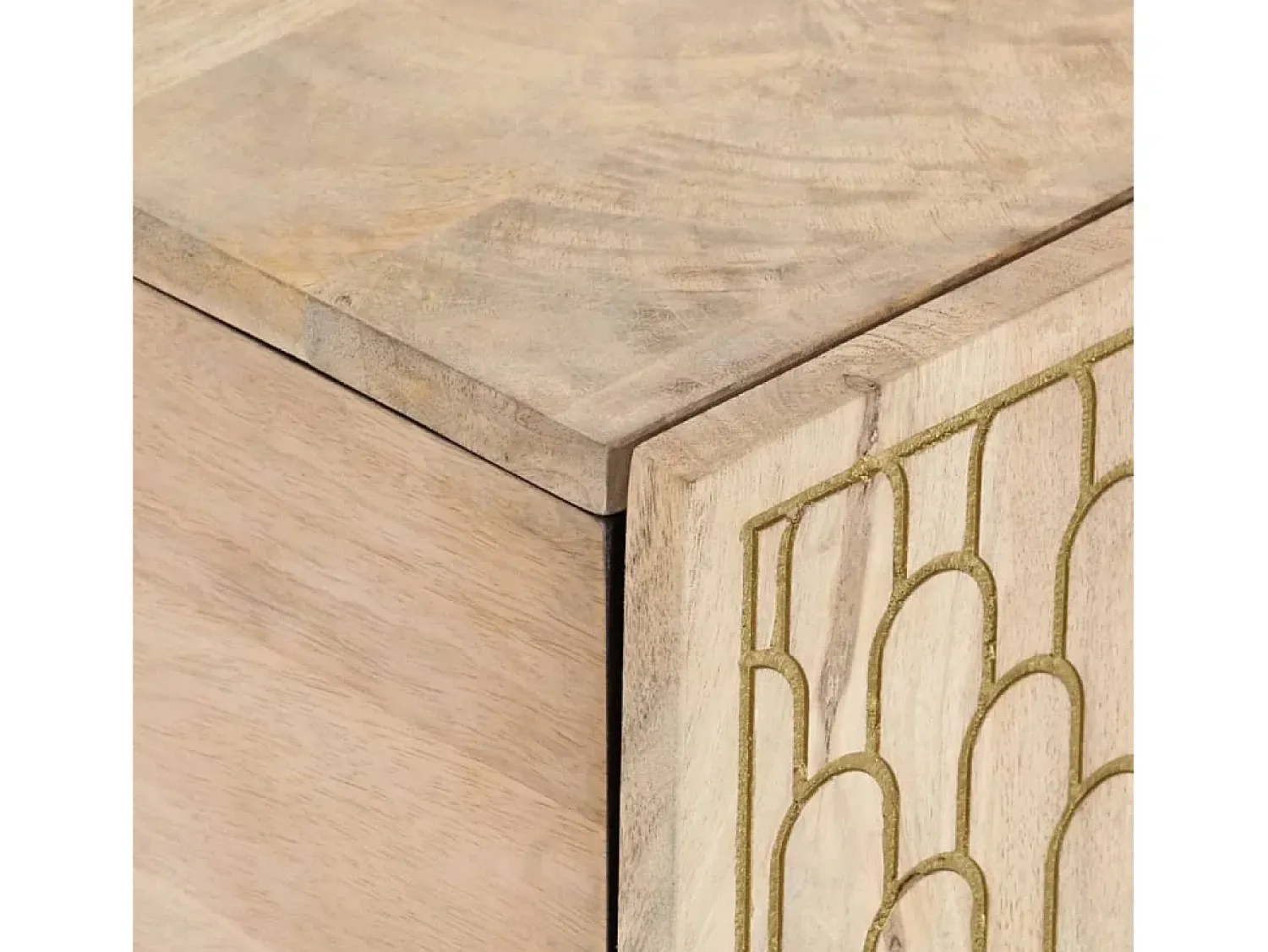 Mesa de centro | Mesa de apoio | Mesa de café 100x54x40 cm madeira de mangueira maciça^ Mesa De Centro
