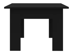 Mesa De Centro| Mesa de centro | Mesa de apoio 100x60x42 cm derivados de madeira Preto