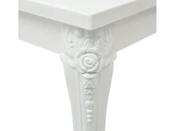 Online Mesa de centro | Mesa de apoio | Mesa de café 80x80x42 cm. brilhante Branco