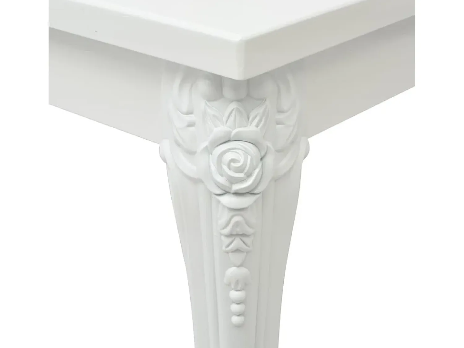 Online Mesa de centro | Mesa de apoio | Mesa de café 80x80x42 cm. brilhante Branco