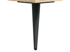 New Mesa de centro | Mesa de apoio 50x50x40 cm derivados de madeira carvalho sonoma Castanho