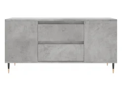 Mesa De Centro* Mesa de centro | Mesa de apoio derivados de madeira cinza cimento Cinzento