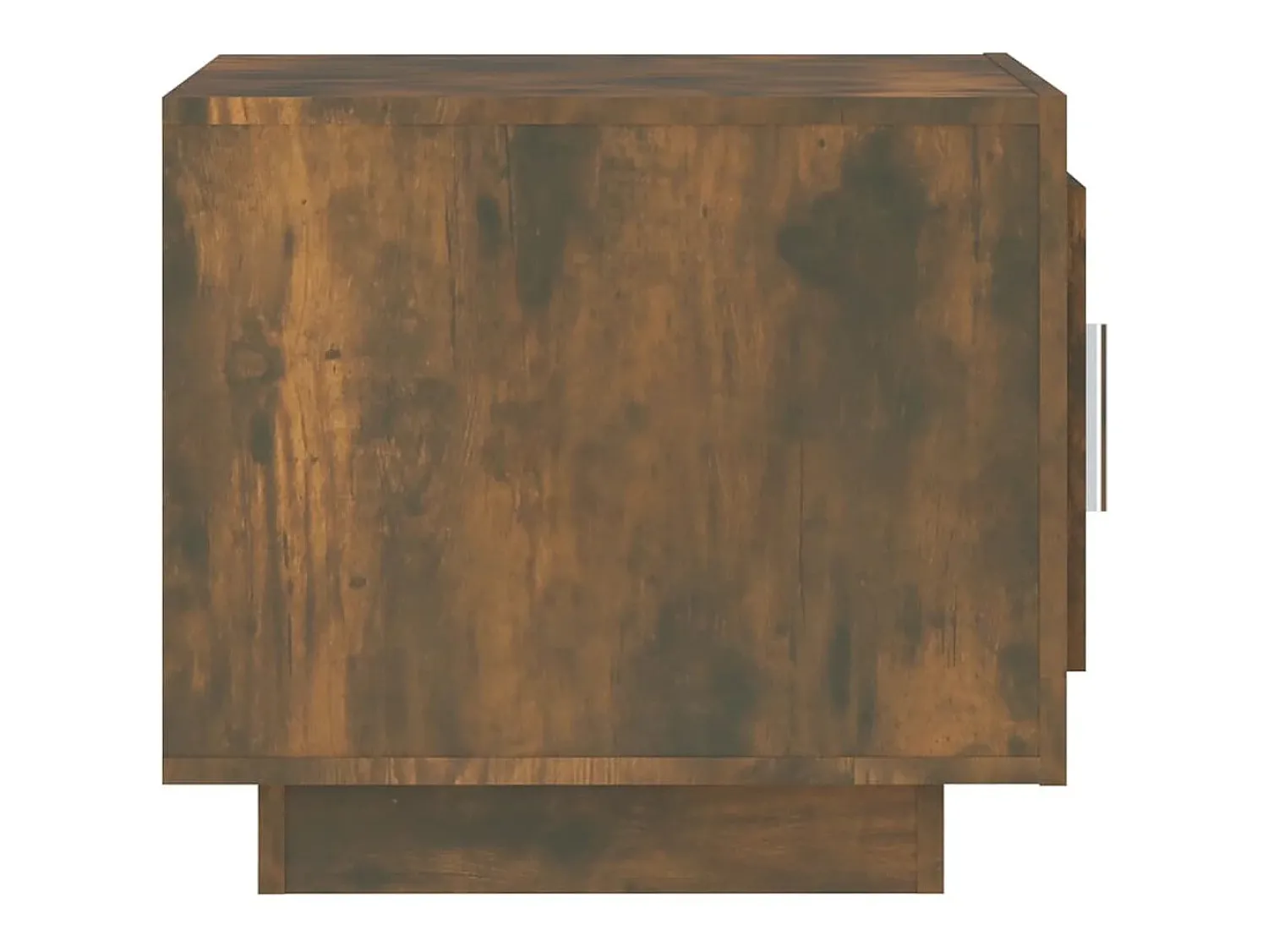 Mesa De Centro| Mesa de centro | Mesa de apoio 51x50x45 cm madeira processada carvalho fumado Castanho