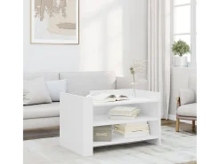 Mesa de centro | Mesa de apoio 80x50x50 cm derivados de madeira^ Mesa De Centro