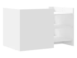 Mesa de centro | Mesa de apoio 80x50x50 cm derivados de madeira^ Mesa De Centro