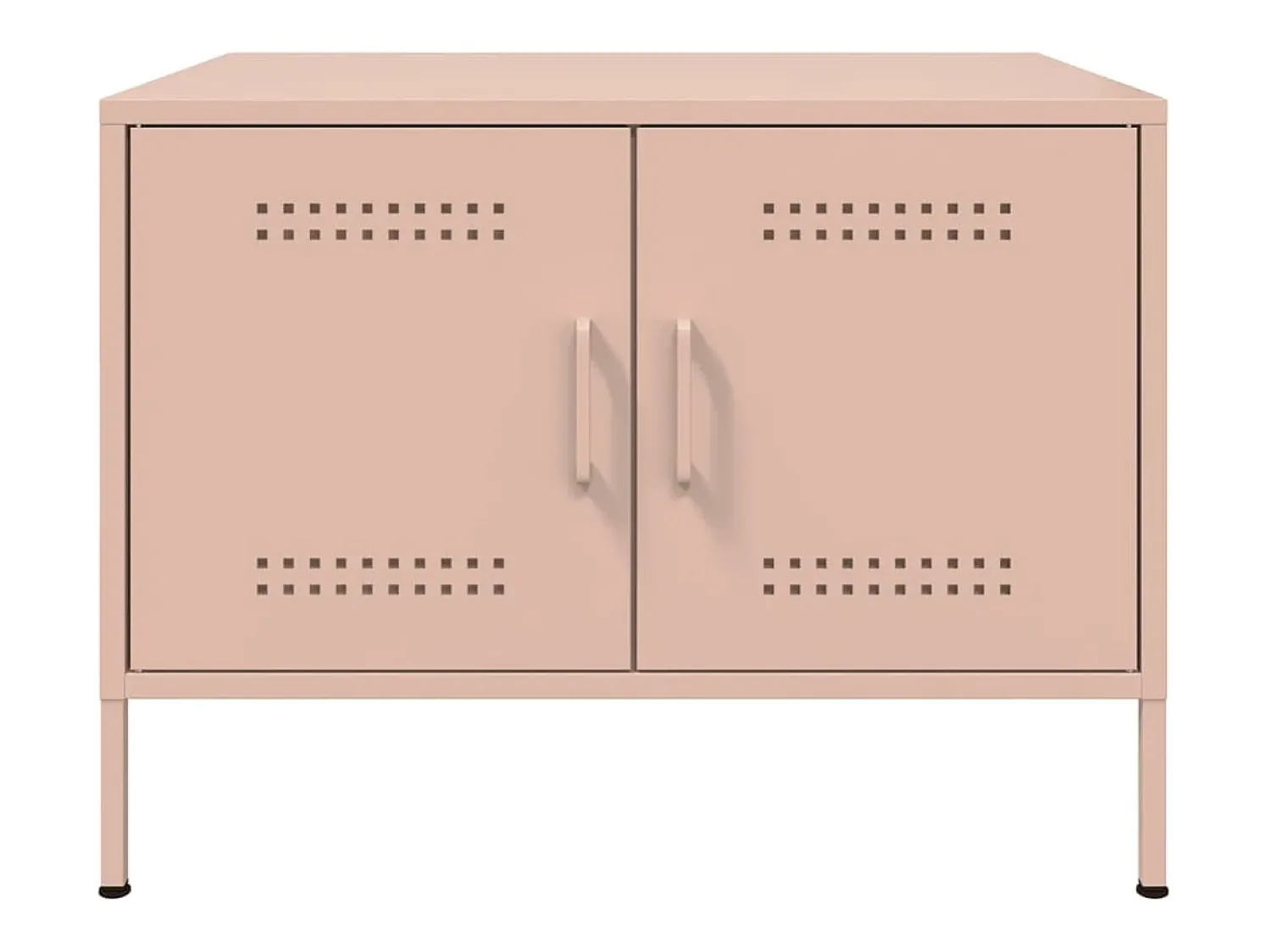 Mesa De Centro| Mesa de centro | Mesa de apoio 68x50x50.5 cm aço Rosa