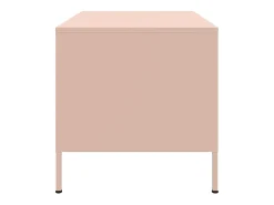 Mesa De Centro| Mesa de centro | Mesa de apoio 68x50x50.5 cm aço Rosa