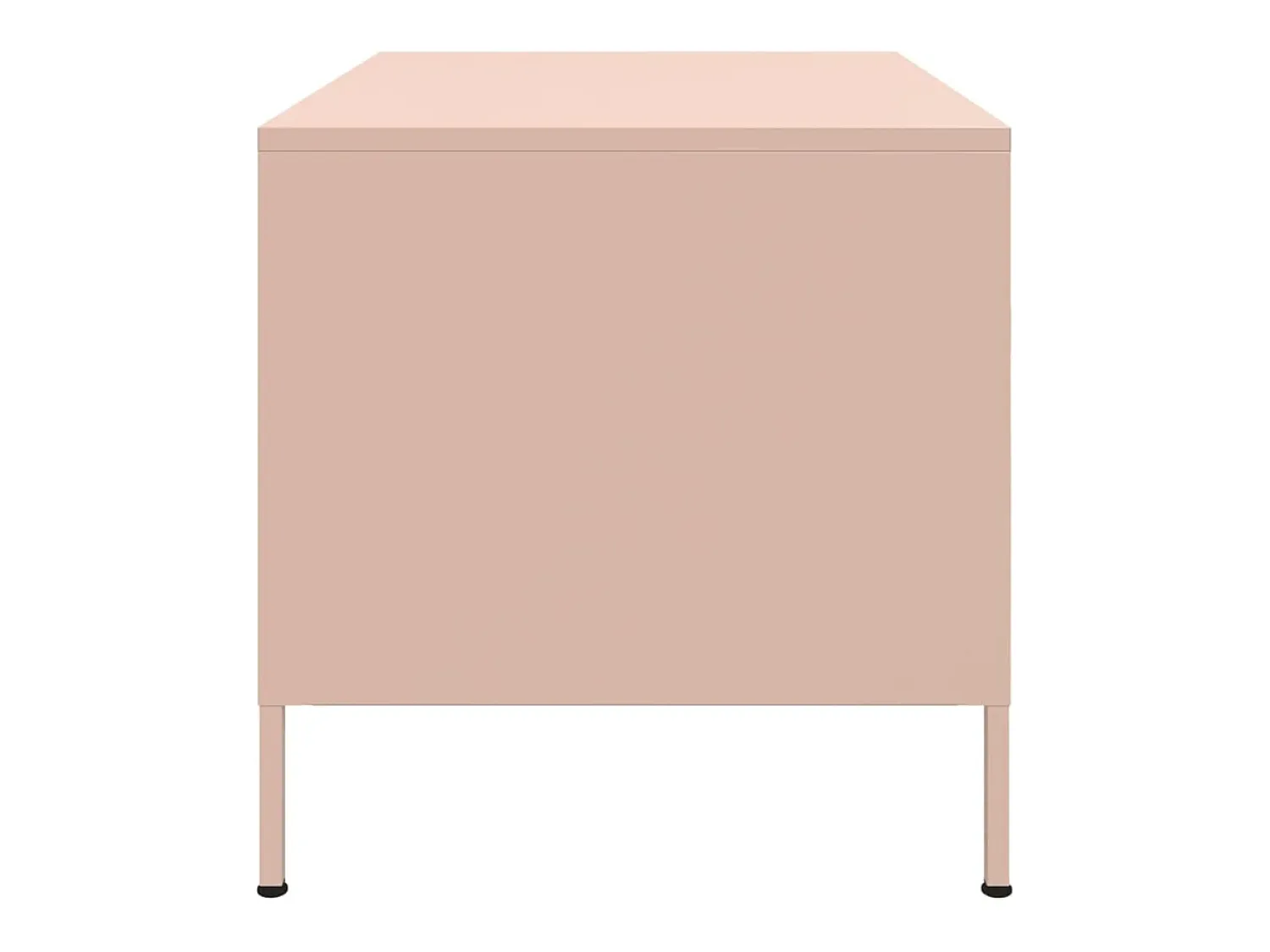 Mesa De Centro| Mesa de centro | Mesa de apoio 68x50x50.5 cm aço Rosa