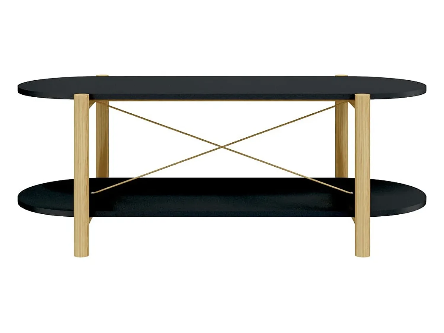 Mesa de centro | Mesa de apoio 110x48x40 cm derivados de madeira^ Mesa De Centro