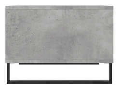 Mesa de centro | Mesa de apoio 60x50x36.5 cm derivados de madeira cinza cimento^ Mesa De Centro