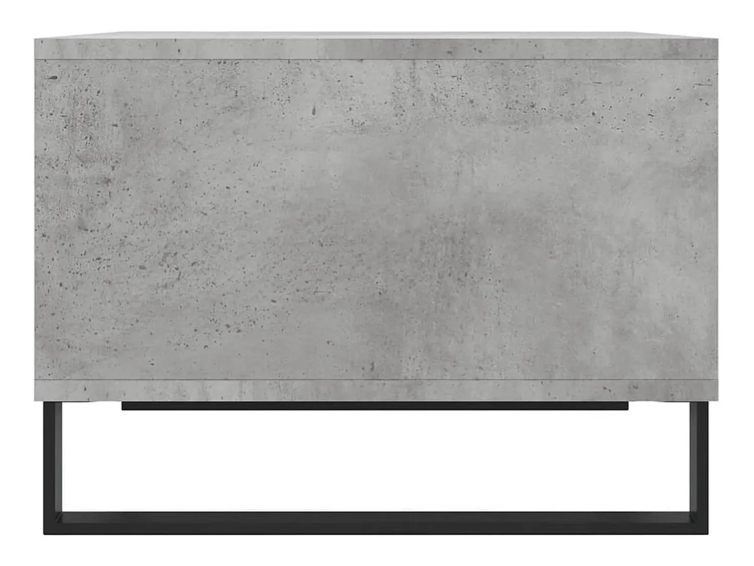 Mesa de centro | Mesa de apoio 60x50x36.5 cm derivados de madeira cinza cimento^ Mesa De Centro