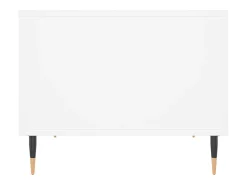 Mesa De Centro* Mesa de centro | Mesa de apoio 60x50x40 cm derivados de madeira Branco