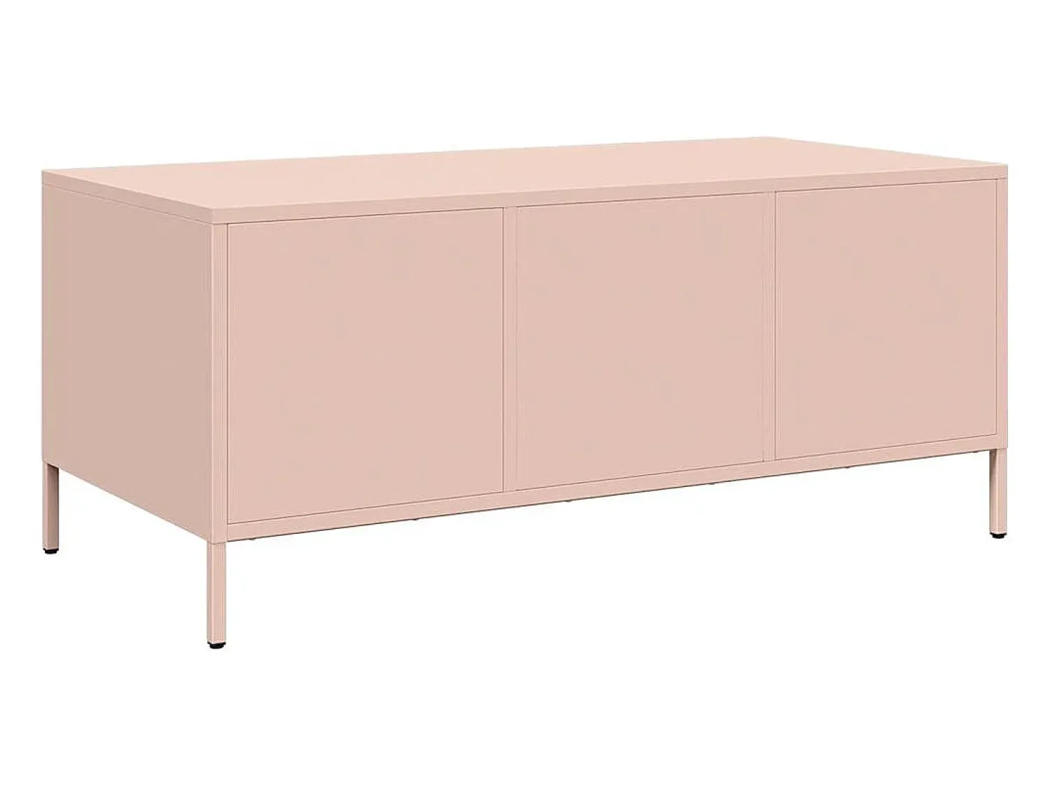 Mesa De Centro* Mesa de centro | Mesa de apoio 101.5x50x43.5 cm aço laminado a frio Rosa