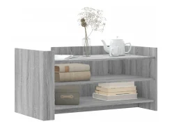 Mesa De Centro| Mesa de centro | Mesa de apoio 100x50x50cm derivados de madeira sonoma Cinzento