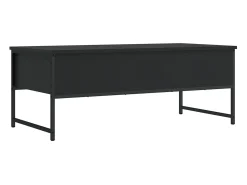 Mesa De Centro* Mesa de centro | Mesa de apoio 101x49x39.5 cm derivados de madeira Preto