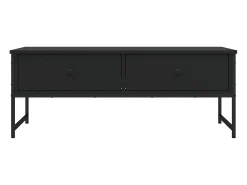Mesa De Centro* Mesa de centro | Mesa de apoio 101x49x39.5 cm derivados de madeira Preto