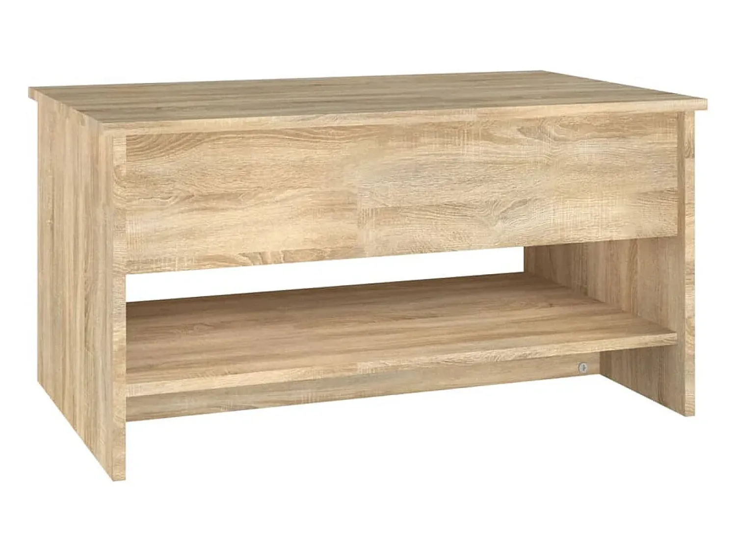 Mesa de centro | Mesa de apoio 80x50x40 cm derivados madeira carvalho sonoma^ Mesa De Centro