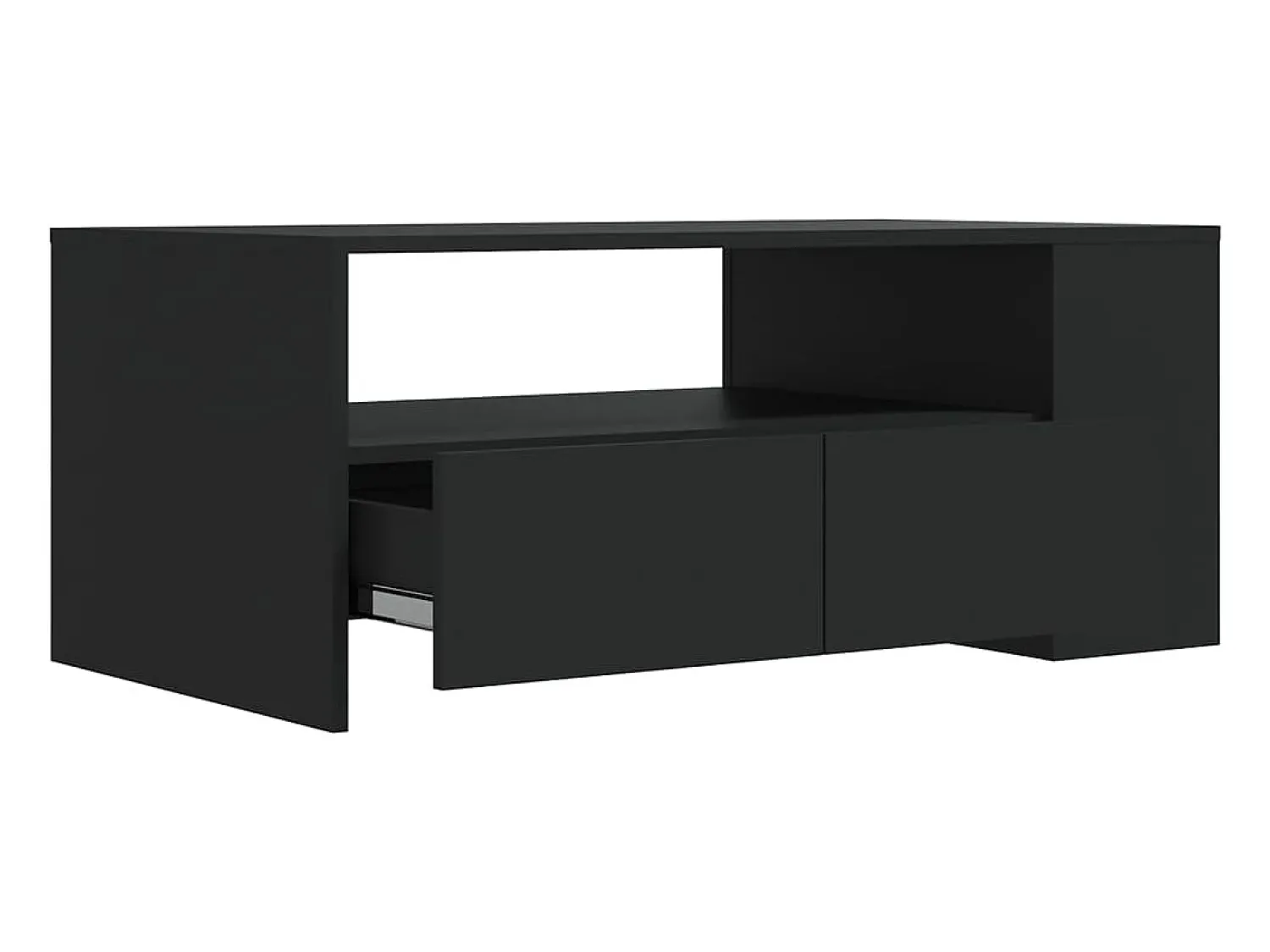 Mesa de centro | Mesa de apoio 102x55x42 cm derivados de madeira^ Mesa De Centro