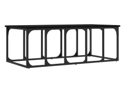 Mesa de centro | Mesa de apoio 100x50x35.5 cm derivados de madeira^ Mesa De Centro