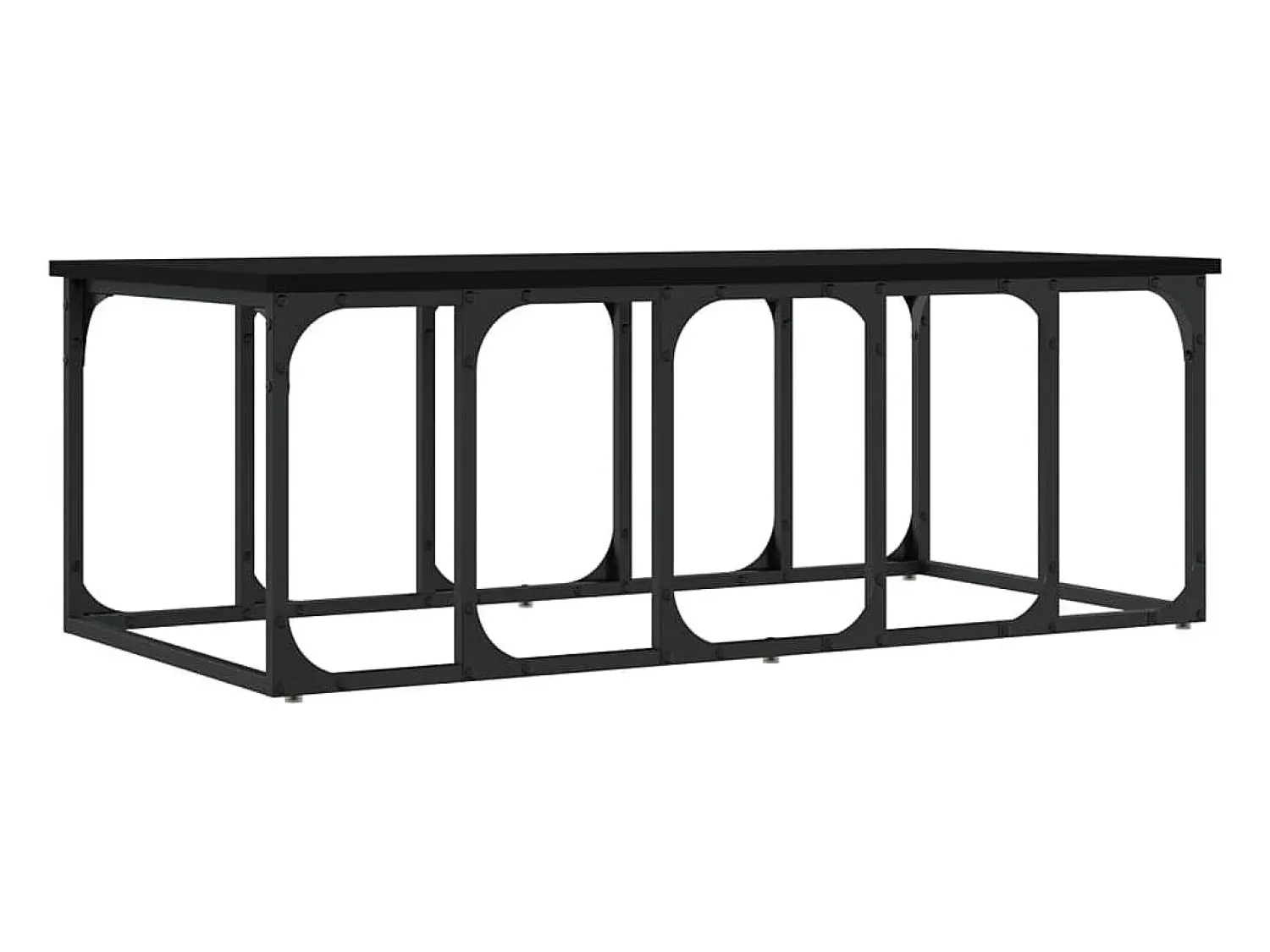 Mesa de centro | Mesa de apoio 100x50x35.5 cm derivados de madeira^ Mesa De Centro