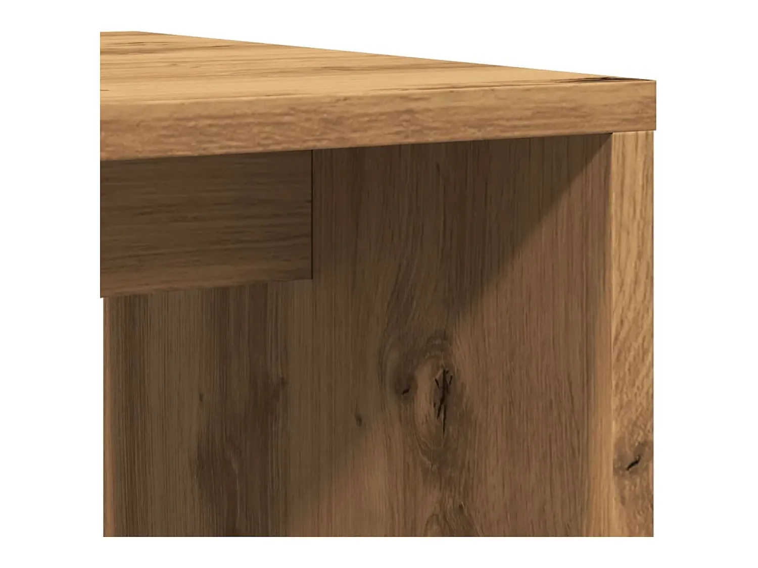 Mesa de centro | Mesa de apoio | Mesa de café 100x48x40 cm deriv. madeira carvalho artisiano^ Mesa De Centro