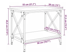 Mesa de centro | Mesa de apoio | Mesa Lateral Carvalho^ Mesa De Centro