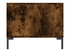 Mesa de centro | Mesa de apoio 90x50x40 cm madeira processada carvalho fumado^ Mesa De Centro