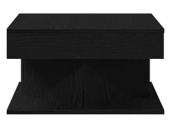 Mesa De Centro| Mesa de centro | Mesa de apoio Carvalho 57x57x30 cm Preto