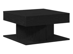 Mesa De Centro| Mesa de centro | Mesa de apoio Carvalho 57x57x30 cm Preto
