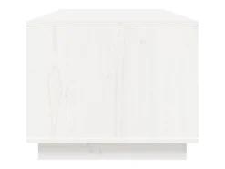 Clearance Mesa de centro | Mesa de apoio 100x50x41 cm pinho maciço Branco