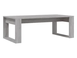 Mesa De Centro| Mesa de centro | Mesa de apoio 102x50x35 cm derivados madeira sonoma Cinzento