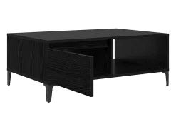 Online Mesa de centro | Mesa de apoio Carvalho 90x60x35 cm Preto