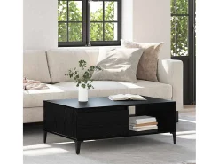 Online Mesa de centro | Mesa de apoio Carvalho 90x60x35 cm Preto
