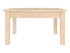 Clearance Mesa de centro | Mesa de apoio | Mesa de café 55x55x30 cm pinho maciço Castanho