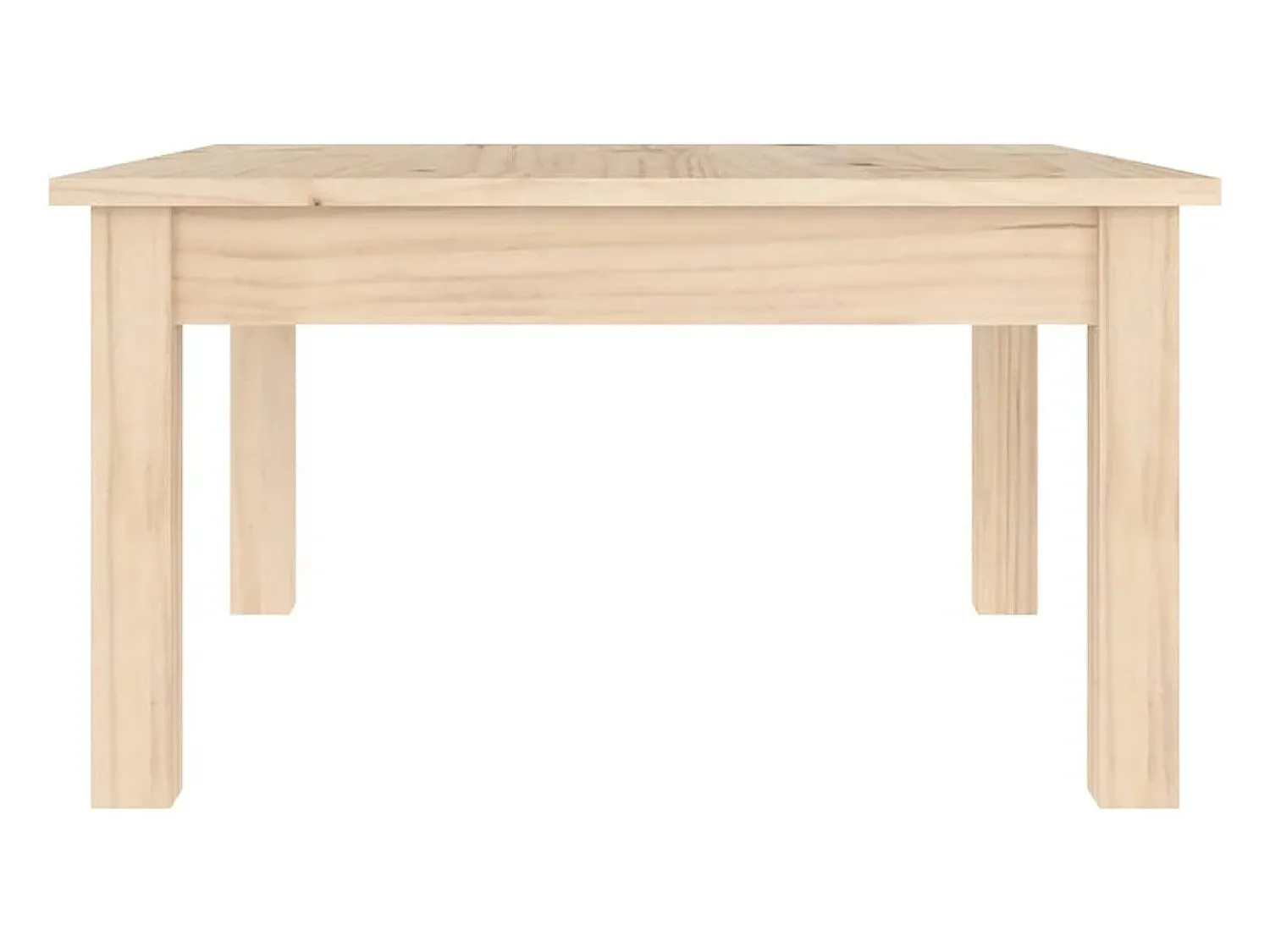 Clearance Mesa de centro | Mesa de apoio | Mesa de café 55x55x30 cm pinho maciço Castanho