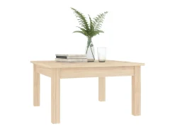 Clearance Mesa de centro | Mesa de apoio | Mesa de café 55x55x30 cm pinho maciço Castanho